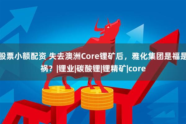 股票小额配资 失去澳洲Core锂矿后，雅化集团是福是祸？|锂业|碳酸锂|锂精矿|core